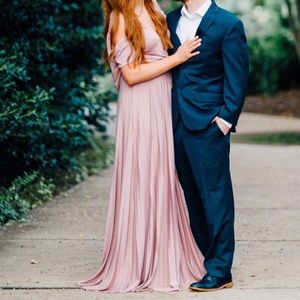 Blush pink Tall ASOS Maxi Dress